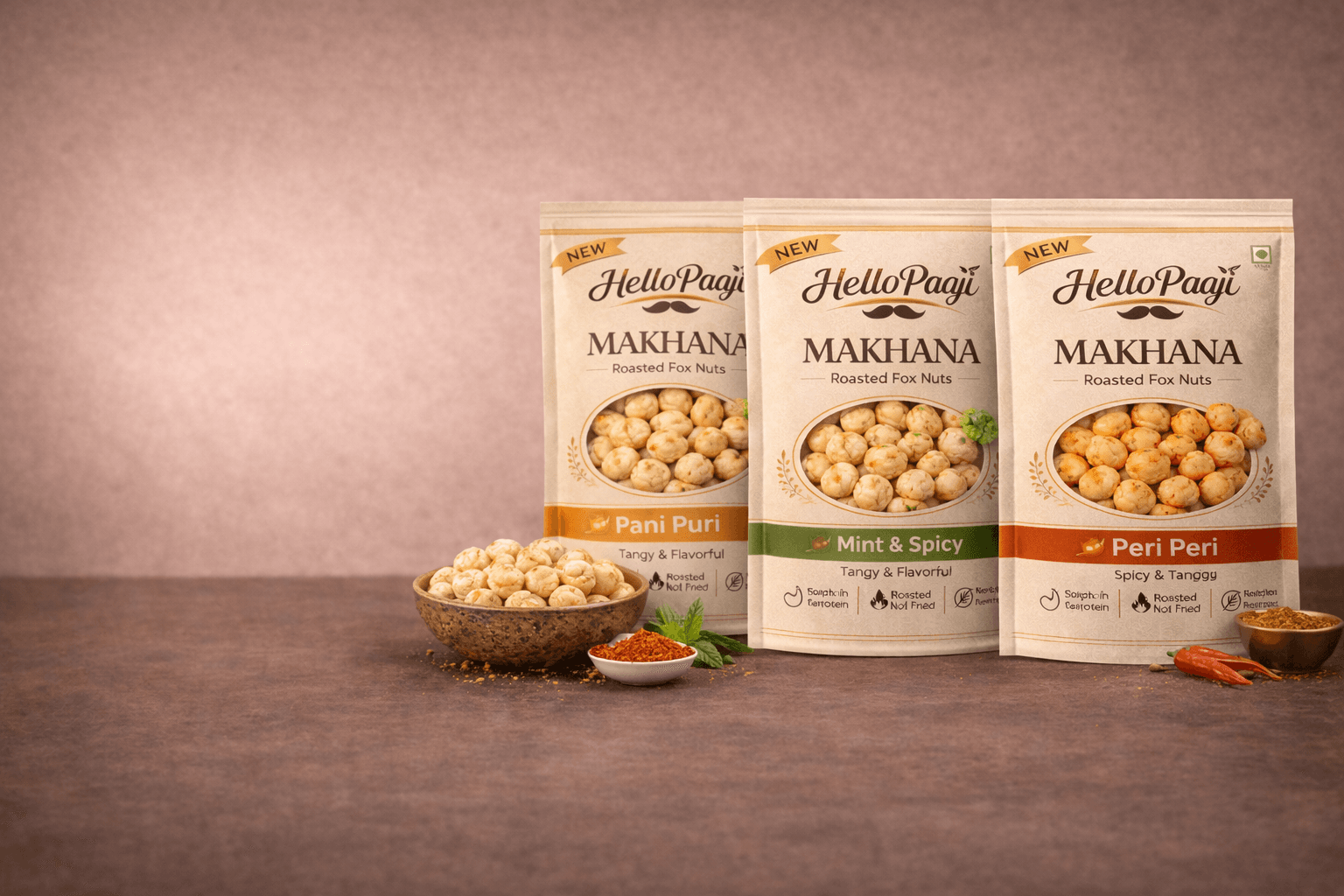 Hello Paaji no-text banner hero visual for the homepage.